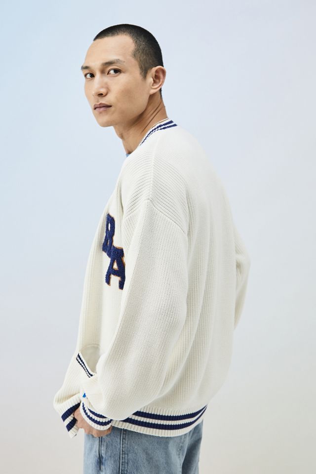 Russell Athletic UO Exclusive Ecru Varsity Knit Cardigan | Urban