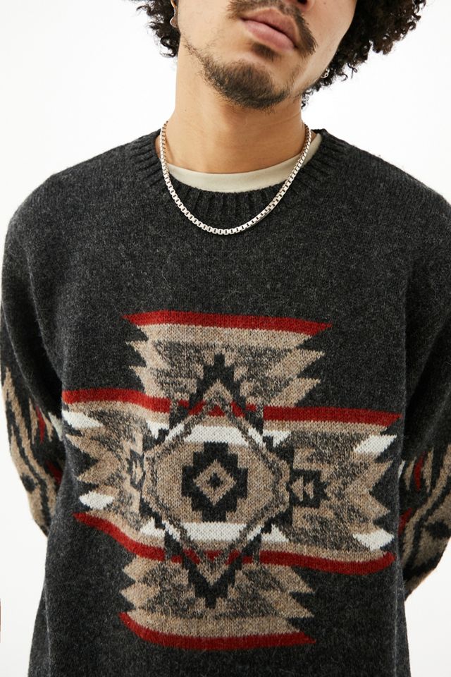 Pendleton Maglione Girocollo Shetland Grigio Scuro #3