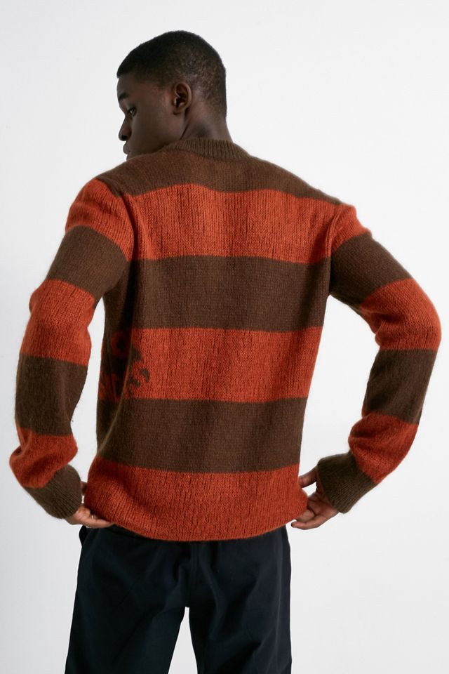 Band Of Outsiders - Pull Spicy à rayures orange #3