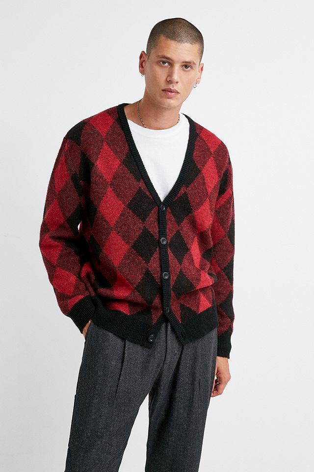 SWEET SKTBS Red Knitted Cardigan | Urban Outfitters UK