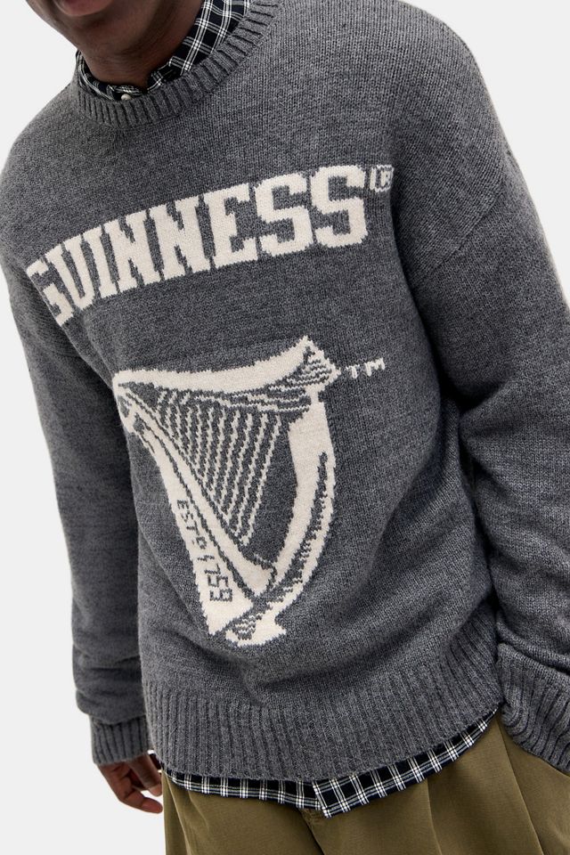 Basic Pleasure Mode UO Exclusive Grey Guinness Knit Jumper #1