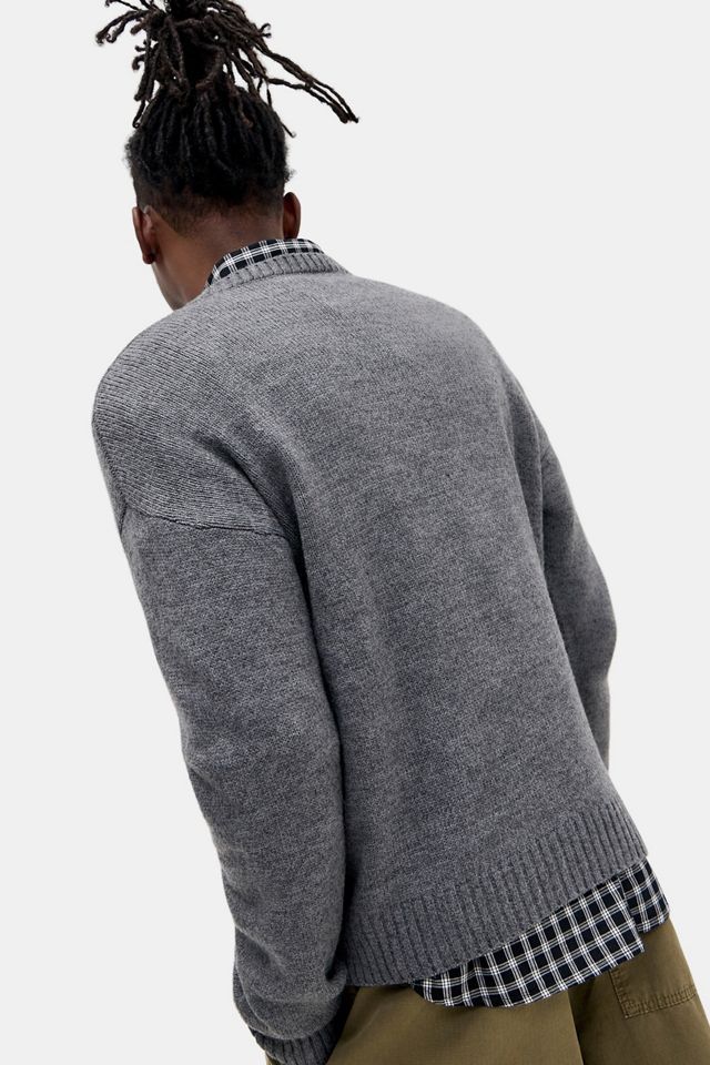 Basic Pleasure Mode UO Exclusive Grey Guinness Knit Jumper #3