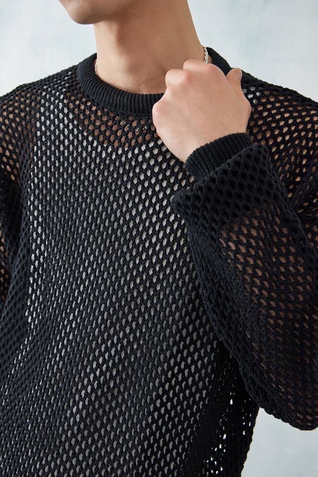 BDG Jersey de malla de manga larga negra #2