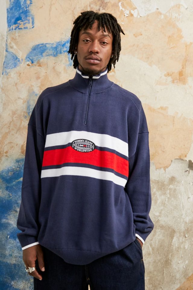 Tommy jeans retro mock deals neck jumper