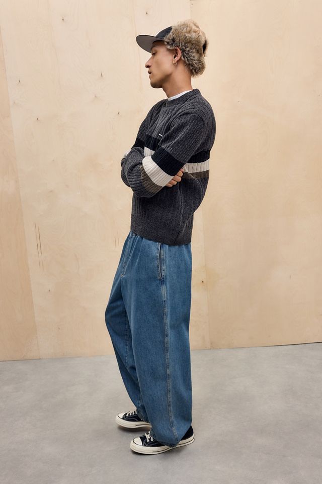 iets frans... Pull en chenille à rayures grises #2