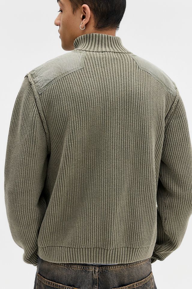 BDG Panelled Rib Knit Cardigan #3