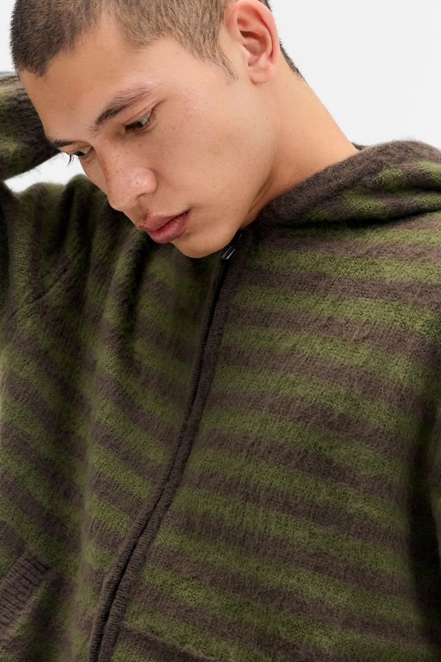 Sudadera con Capucha de Rayas Verdes y Marrones Archivis #2