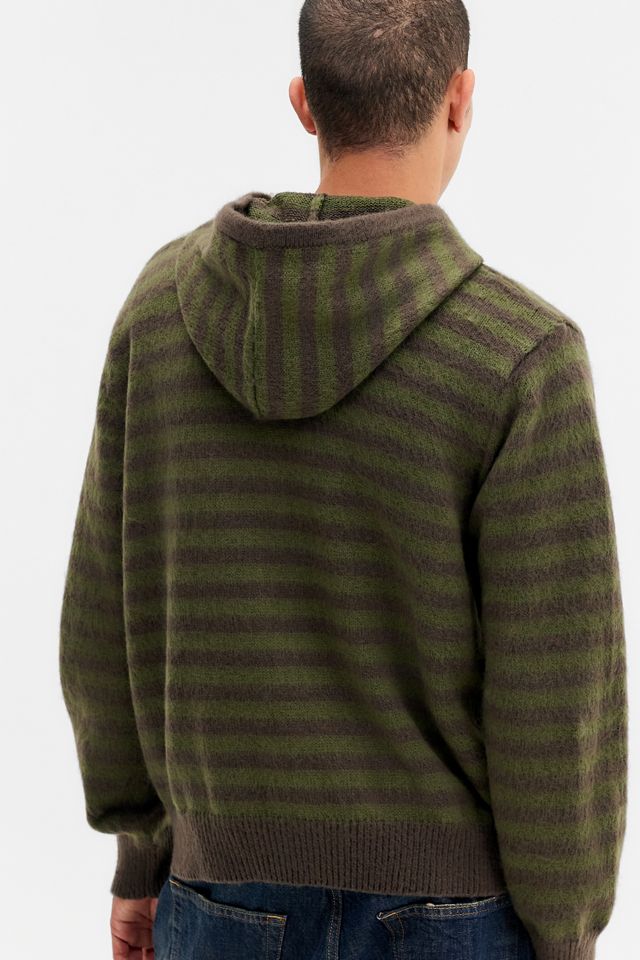 Sudadera con Capucha de Rayas Verdes y Marrones Archivis #3