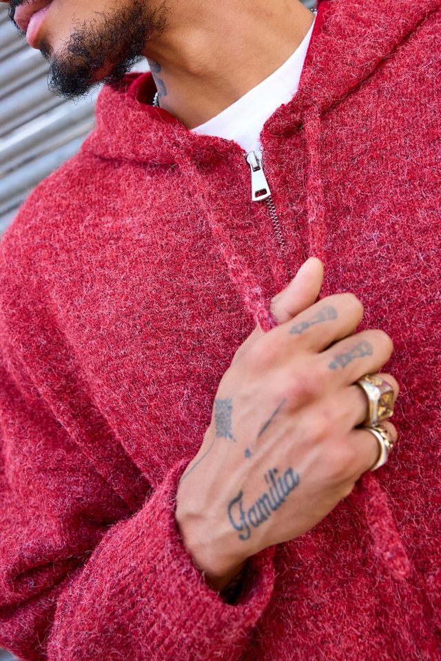 Sudadera con Capucha de Punto con Cremallera Loom #2