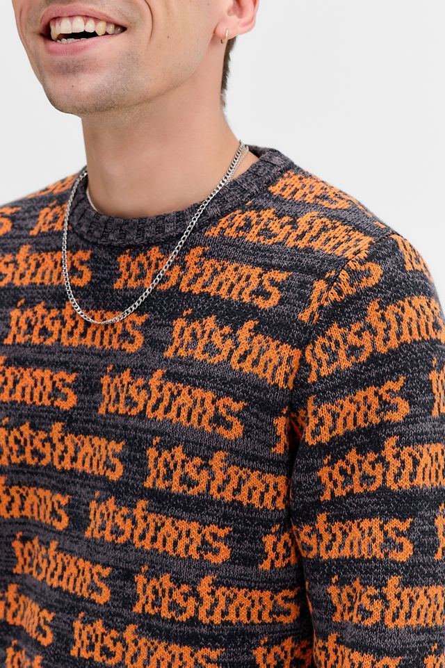 iets frans... Typografie Rundhals-Pullover #1