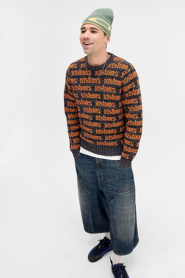 iets frans... Typografie Rundhals-Pullover #3