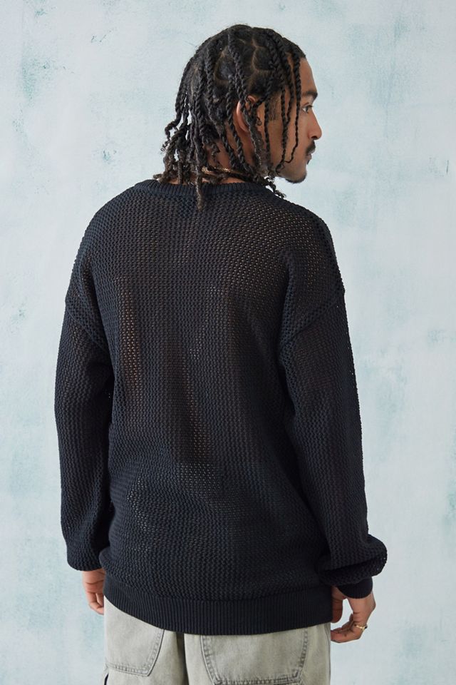 BDG Black String Knit Jumper #3