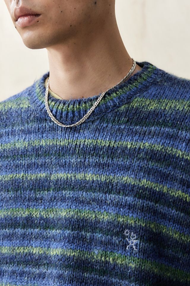 Ayker Blue Hollie Striped Knit Jumper #2