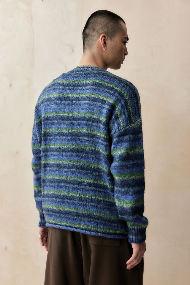 Ayker Blue Hollie Striped Knit Jumper #3