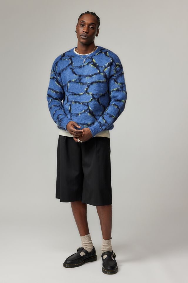 iets frans... Pull en maille bleue #2