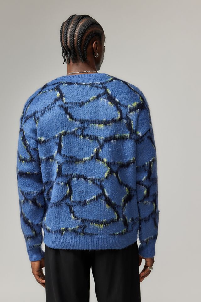 iets frans... Pull en maille bleue #3