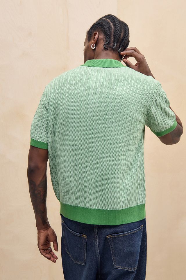 BDG Green Twist Polo Shirt #3