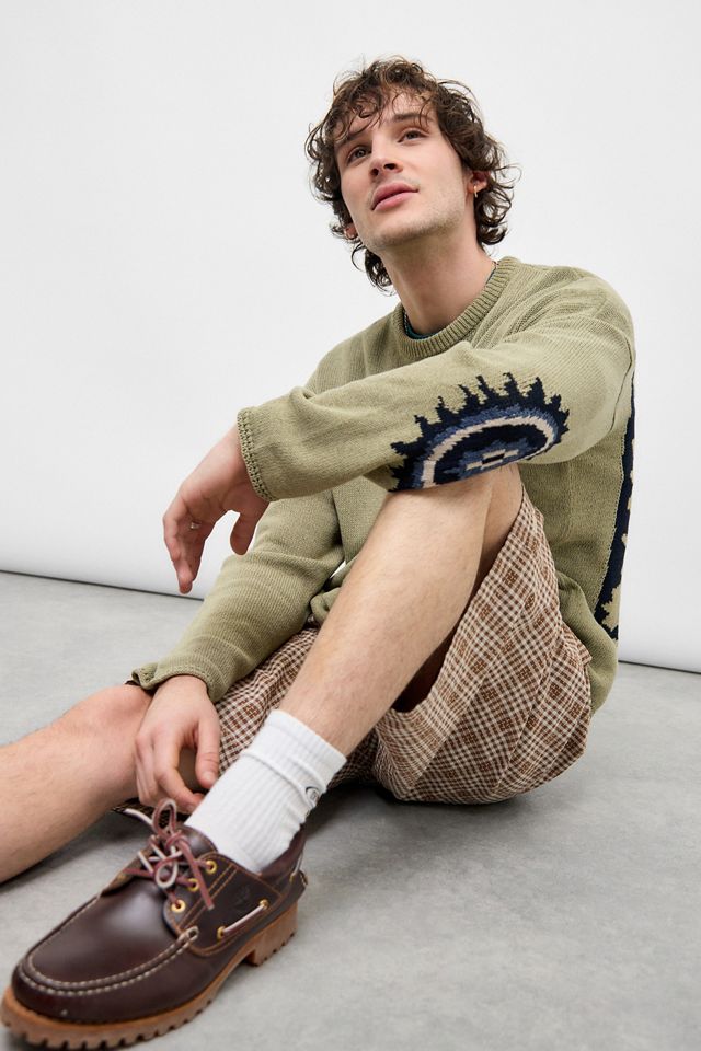 Ayker Sand Graphic Knit Jumper #2