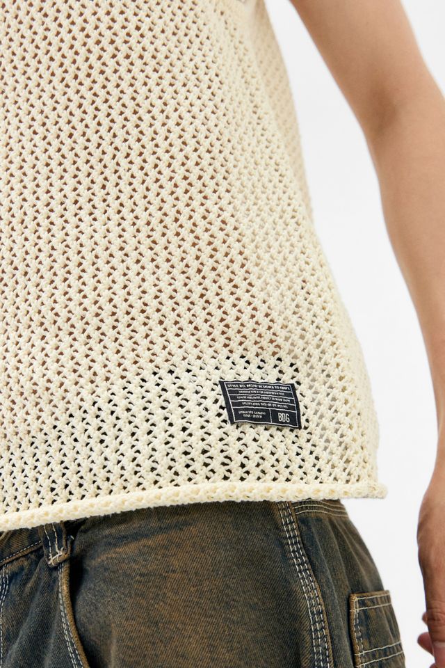 BDG Ecru Knitted Vest #2