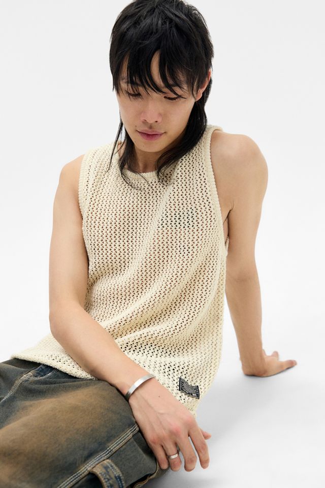 BDG Ecru Knitted Vest #3