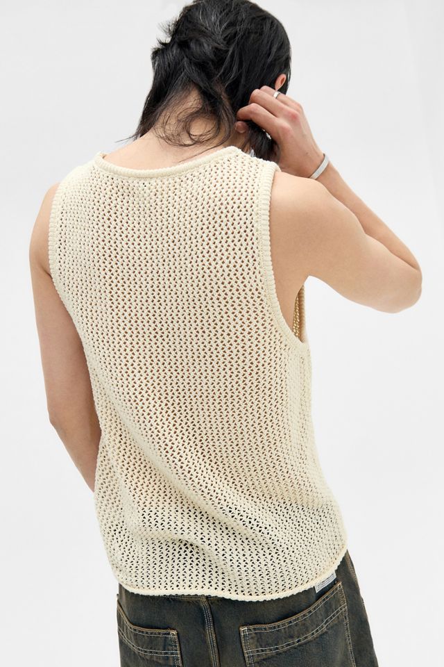 BDG Ecru Knitted Vest #4