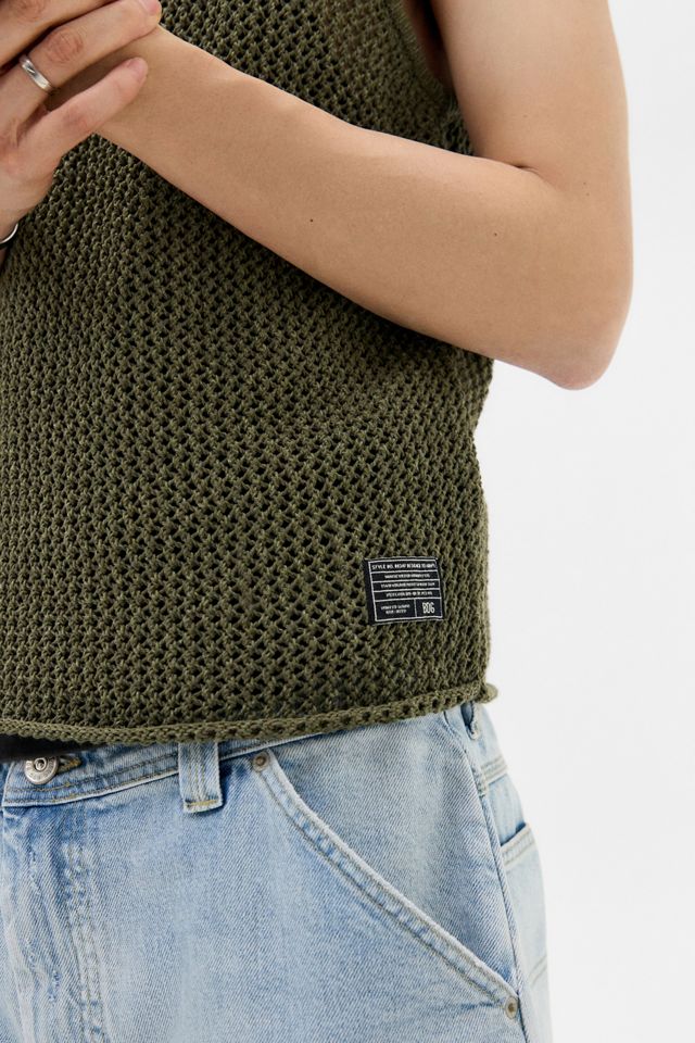 BDG Green Knitted Vest #2