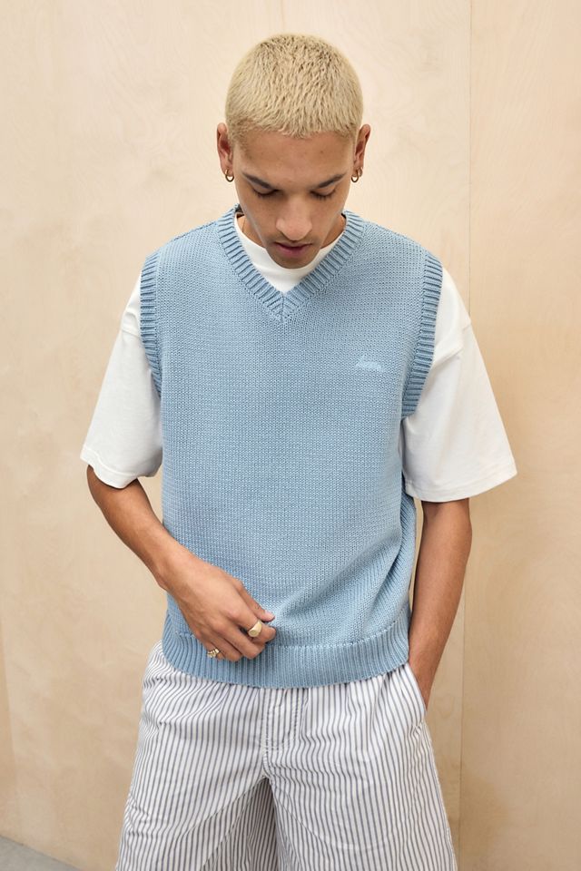 Loom Blue Knitted Tank #1