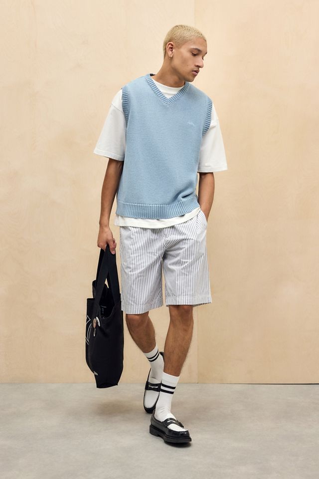 Loom Blue Knitted Tank #2