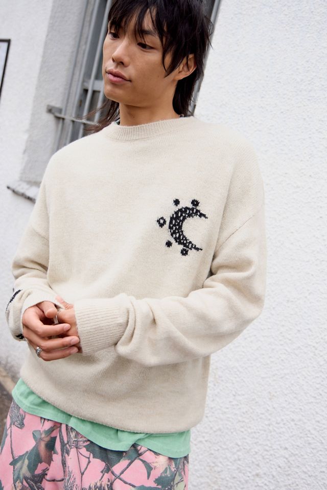 UO Ecru Dreamland Pullover #1
