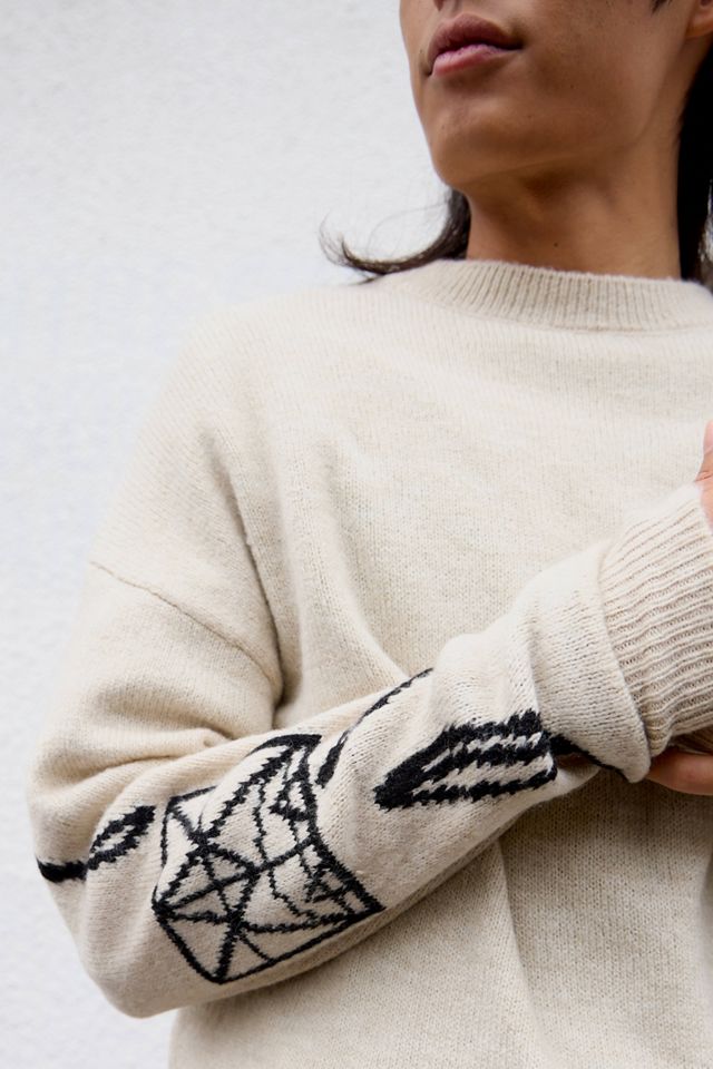 UO Ecru Dreamland Pullover #3