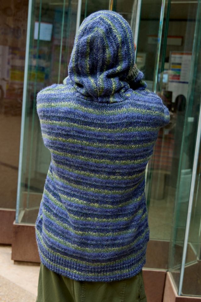 Ayker Sudadera de Punto Azul con Rayas Hollie #4