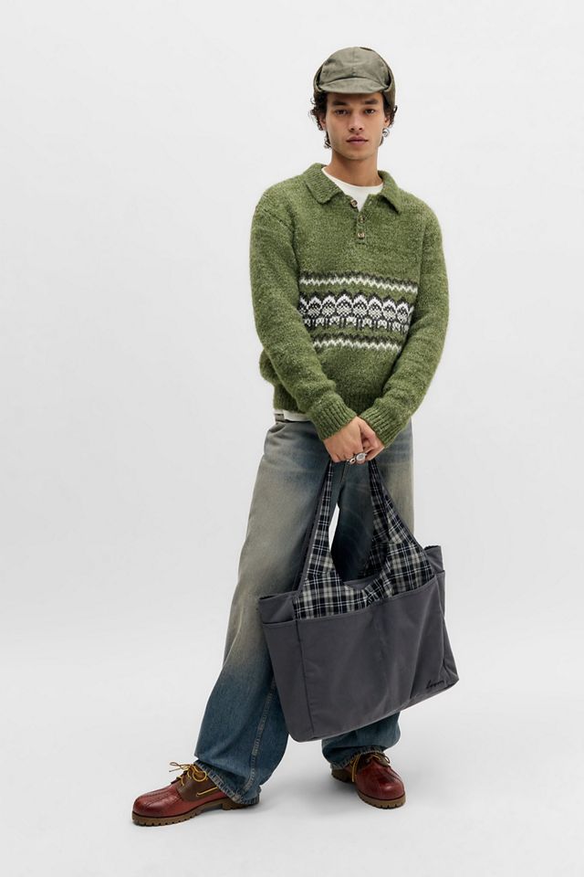 Pull polo jacquard vert BDG #2