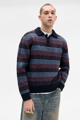 BDG Thin Stripe Polo Jumper