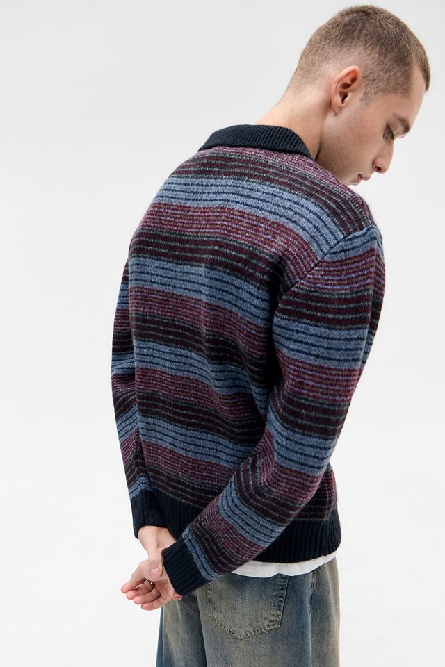 BDG Thin Stripe Polo Jumper #3