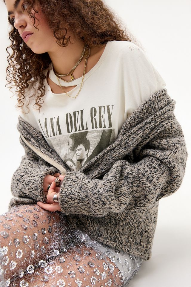 Felpa con cappuccio in slub con zip Ayker Stone #5
