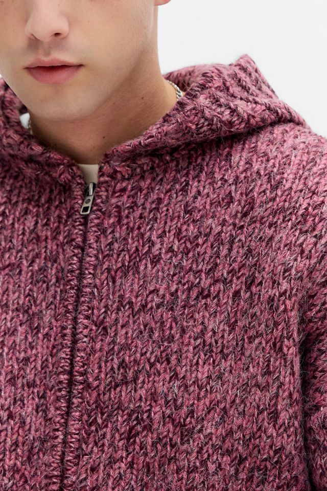 Ayker Berry Zip-Through Slub Hoodie #1