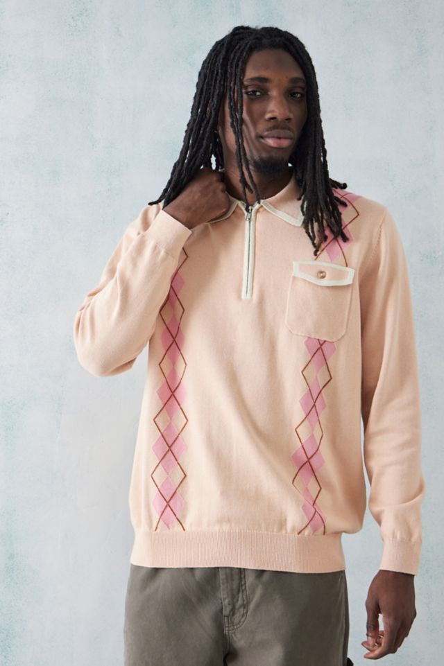 Pink zip outlet jumper