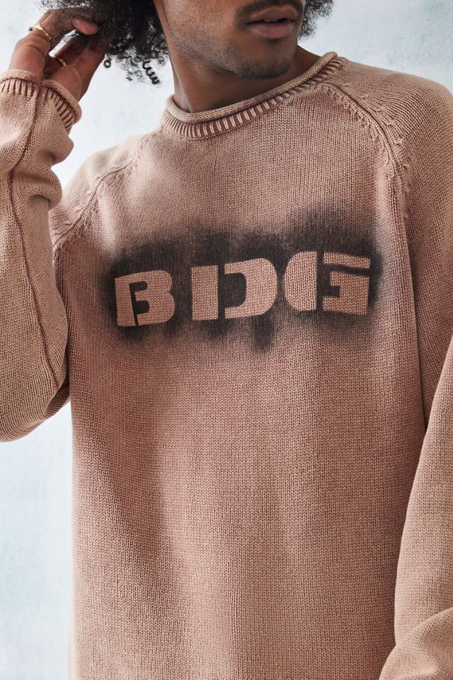 BDG Sand Acid Spray Paint Jumper 