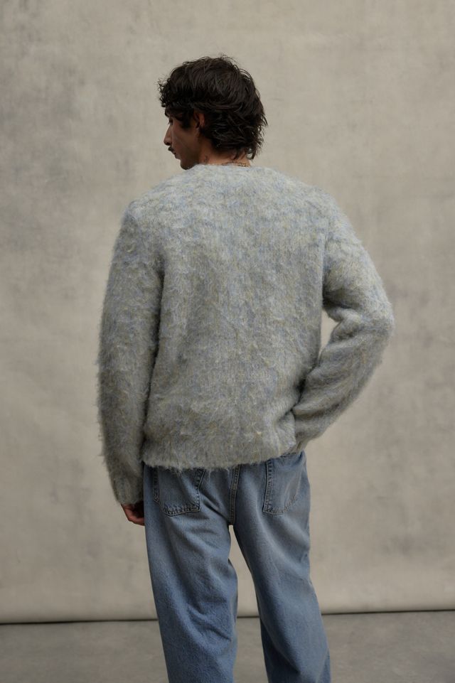 Loom Blue Brushed Knit Jumper #3