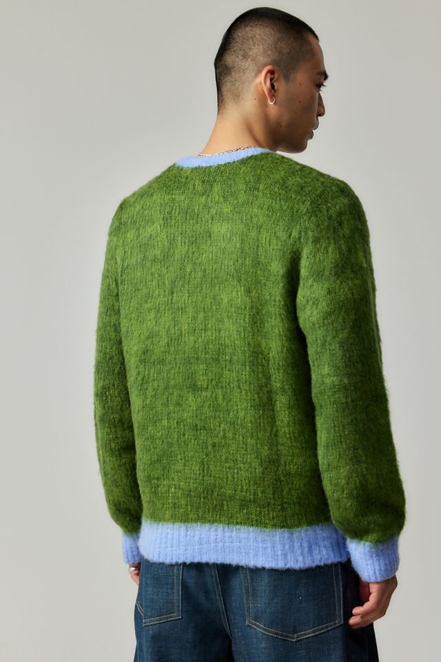 iets frans... Green & Blue Brushed Knit Jumper #3