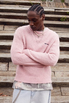 BDG Urban Outfitters SLASHNECK - Maglione - pink/fuxia