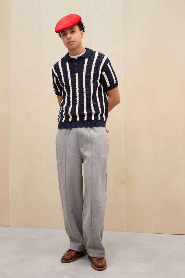 Loom Navy Stripe Polo Shirt #4