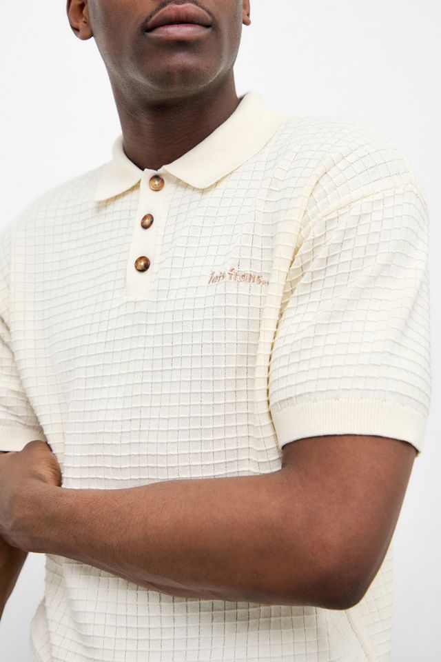 iets frans... Ecru Waffle Polo #1