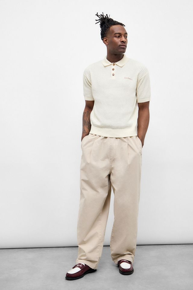 iets frans... Ecru Waffle Polo #2