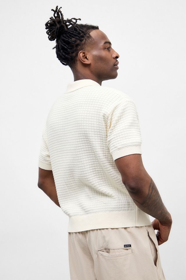 iets frans... Ecru Waffle Polo #3