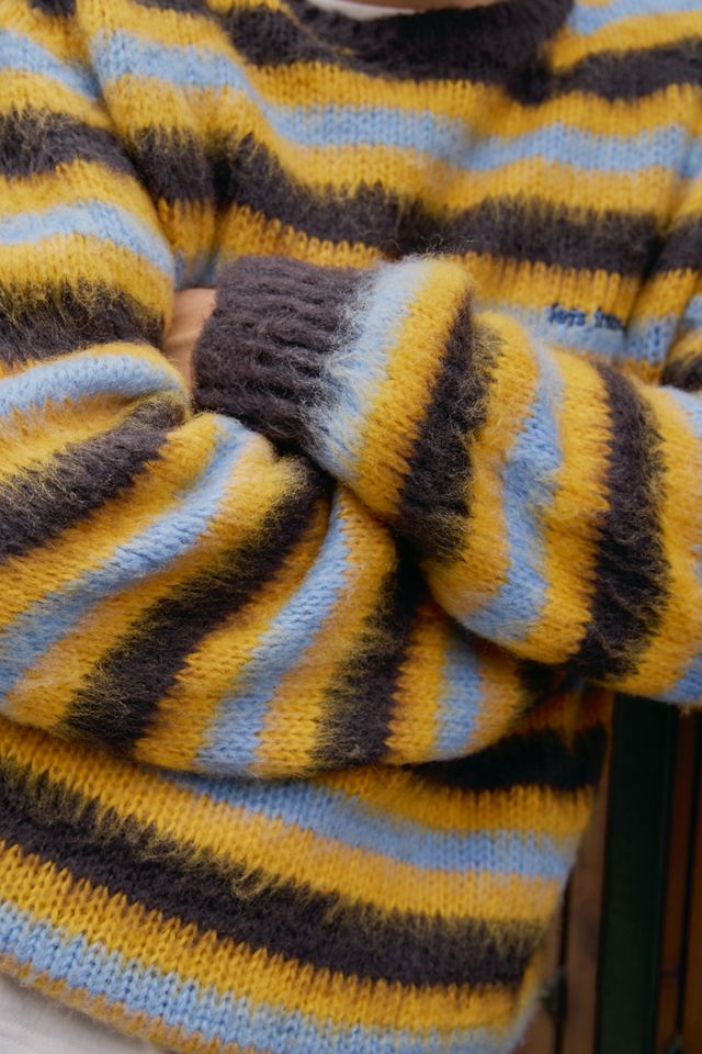 iets frans... Yellow & Brown Remi Stripe Jumper #1