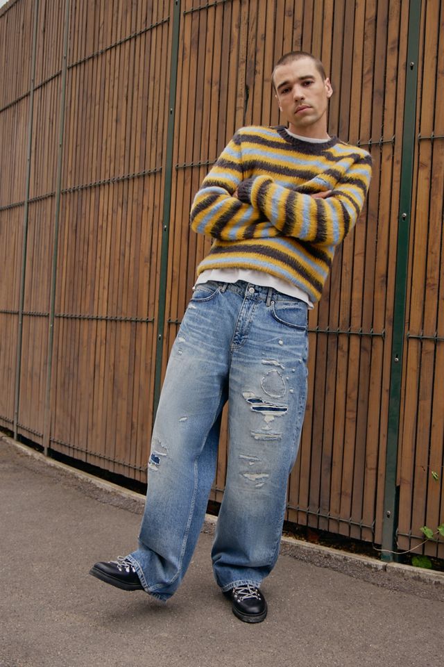 iets frans... Yellow & Brown Remi Stripe Jumper #3