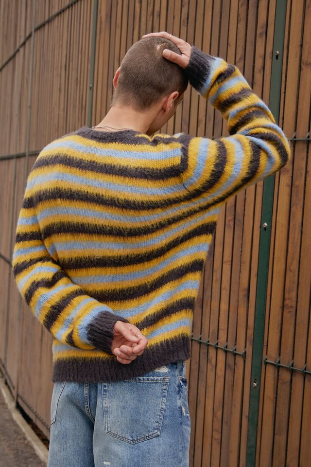 iets frans... Yellow & Brown Remi Stripe Jumper #4