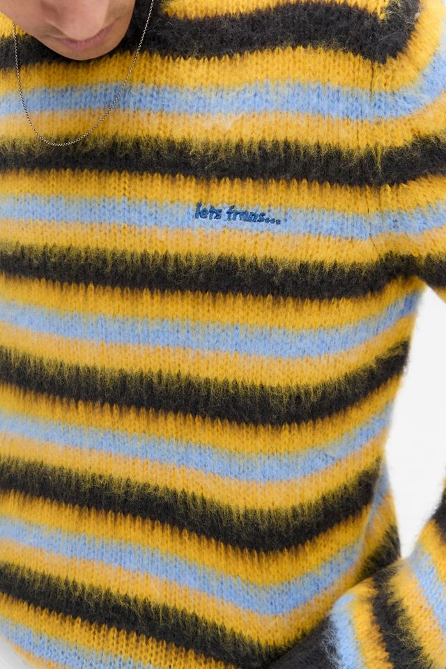 iets frans... Yellow & Brown Remi Stripe Jumper #6