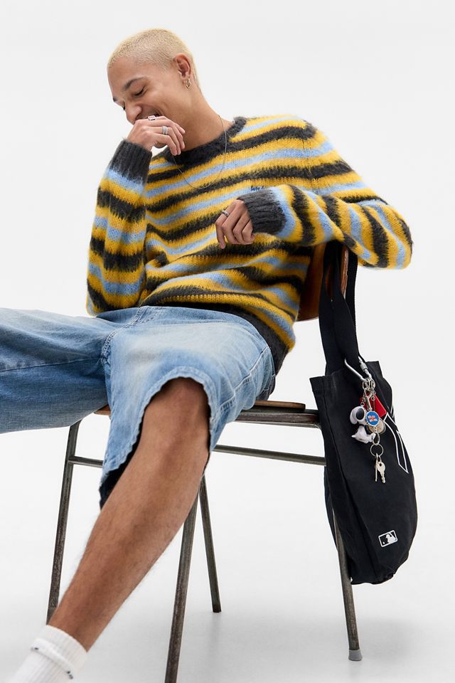 iets frans... Yellow & Brown Remi Stripe Jumper #9